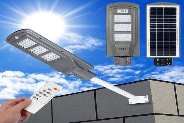 Đèn đường năng lượng mặt trời liền thể siêu sáng, siêu rẻ